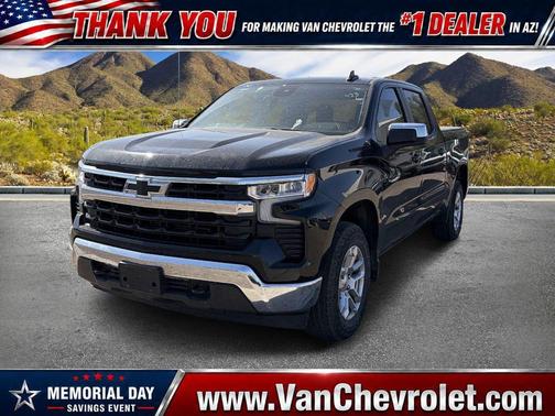 Black 2023 Chevrolet Silverado 1500 LT