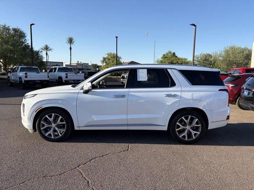 Hyper White 2021 Hyundai PALISADE Limited