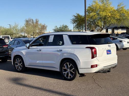 Hyper White 2021 Hyundai PALISADE Limited