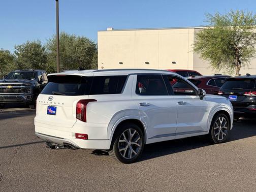 Hyper White 2021 Hyundai PALISADE Limited