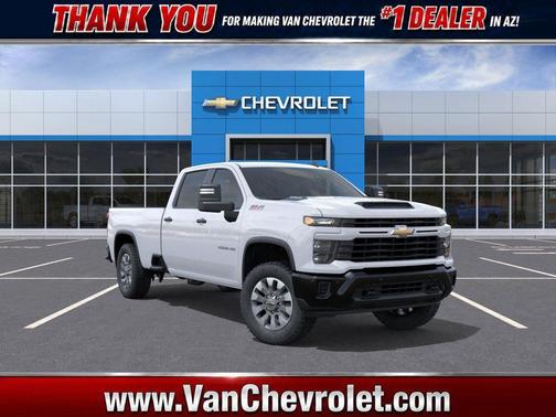 Summit White 2026 Chevrolet Silverado 2500 Custom