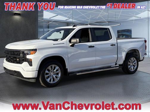 Summit White 2023 Chevrolet Silverado 1500 Custom