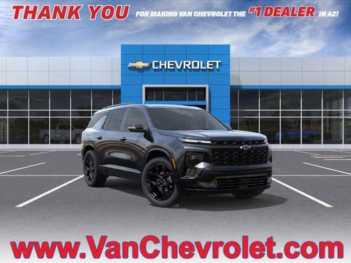 Mosaic Black Metallic 2026 Chevrolet Traverse RS