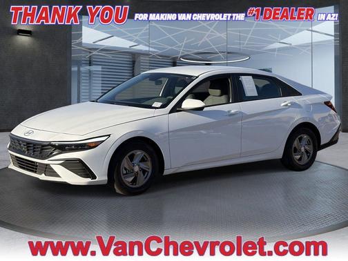 Serenity White 2025 Hyundai ELANTRA SE