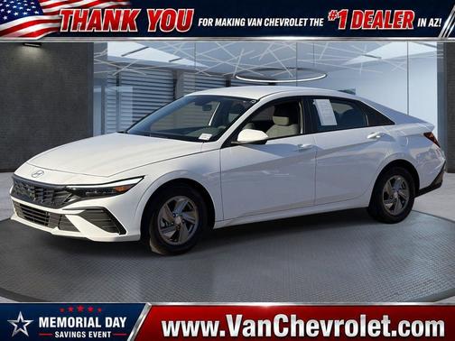 Serenity White 2025 Hyundai ELANTRA SE