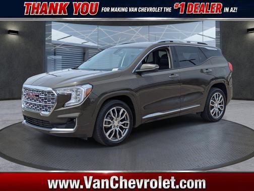 Deep Bronze Metallic 2023 GMC Terrain Denali