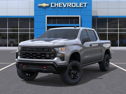 Sterling Gray Metallic 2026 Chevrolet Silverado 1500 Custom Trail Boss