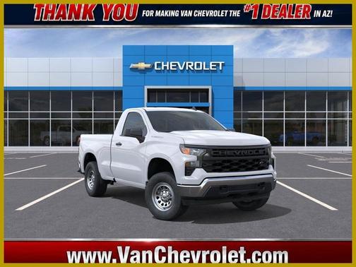 Summit White 2026 Chevrolet Silverado 1500 WT