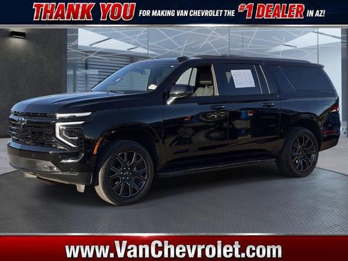 Black 2025 Chevrolet Suburban RST