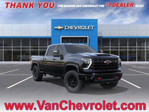 Black 2026 Chevrolet Silverado 2500 Crew Cab, Standard Bed, XR2, 4WD