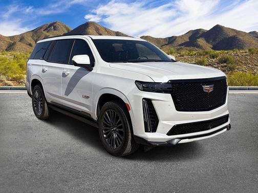 Crystal White Tricoat 2023 Cadillac Escalade V-Series