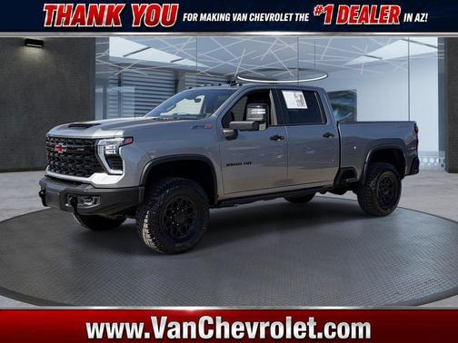 Sterling Gray Metallic 2024 Chevrolet Silverado 2500 4WD Crew Cab Standard Bed ZR2