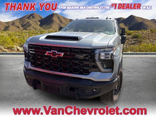 Sterling Gray Metallic 2024 Chevrolet Silverado 2500 4WD Crew Cab Standard Bed ZR2