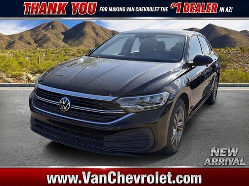 Deep Black Pearl 2023 Volkswagen Jetta 1.5T SE