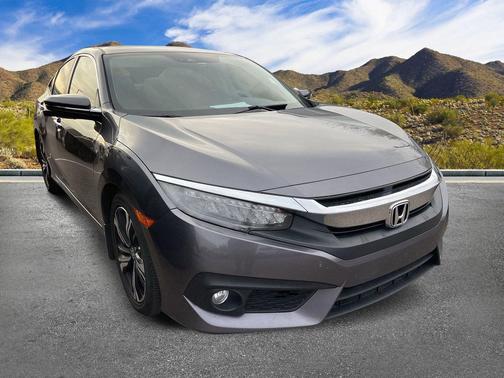 Modern Steel Metallic 2017 Honda Civic Touring