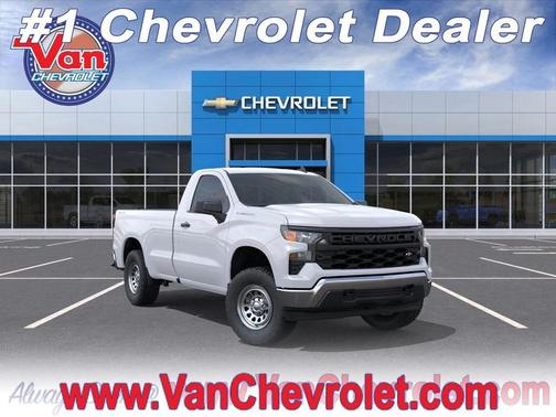 Summit White 2026 Chevrolet Silverado 1500 WT Truck
