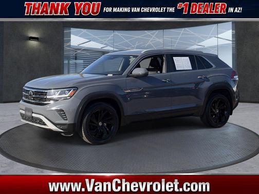 Pure Gray 2020 Volkswagen Atlas Cross Sport 3.6L V6 SEL 4MOTION