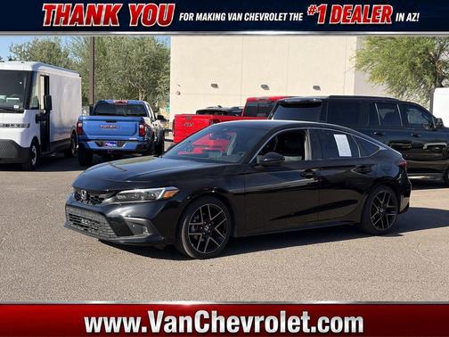 Crystal Black Pearl 2024 Honda Civic Sport Touring