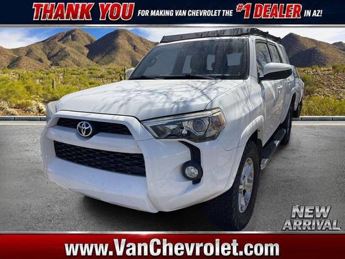 Super White 2017 Toyota 4Runner SR5