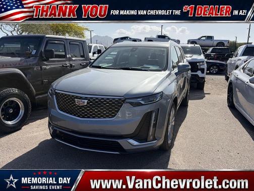 Argent Silver Metallic 2023 Cadillac XT6 Premium Luxury FWD