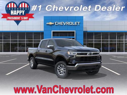 Black 2026 Chevrolet Silverado 1500 LT Truck