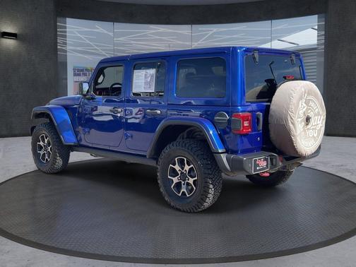 Ocean Blue Metallic Clearcoat 2019 Jeep Wrangler Unlimited Rubicon