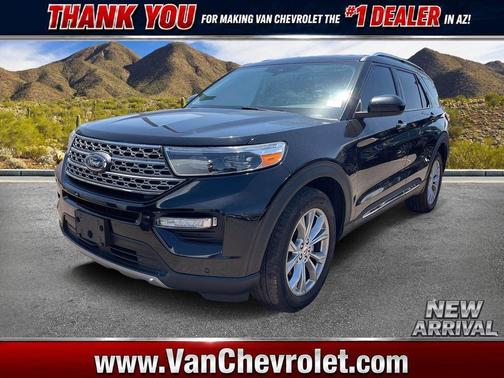 Agate Black Metallic 2024 Ford Explorer Limited
