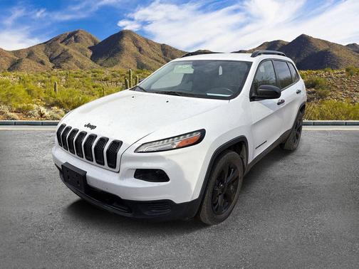 Bright White Clearcoat 2017 Jeep Cherokee Altitude