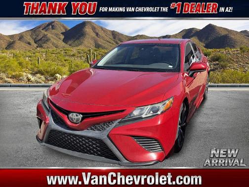 Supersonic Red 2019 Toyota Camry SE