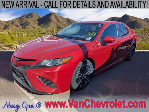 Supersonic Red 2019 Toyota Camry SE
