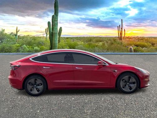 Red Multi-Coat 2018 Tesla Model 3 Long Range