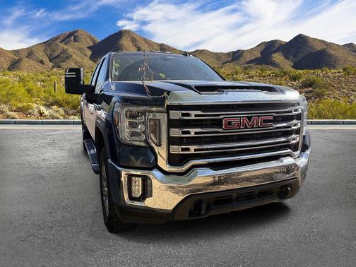 Pacific Blue Metallic 2023 GMC Sierra 2500 SLE