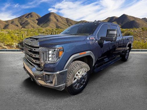 Pacific Blue Metallic 2023 GMC Sierra 2500 SLE