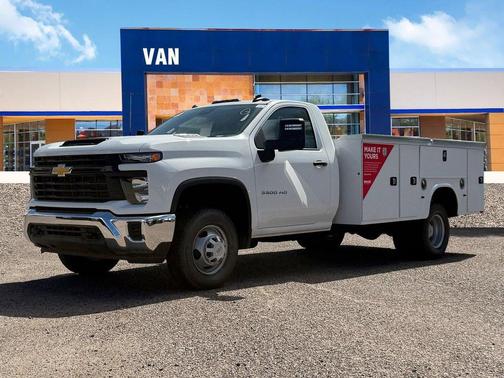 Summit White 2025 Chevrolet Silverado 3500 WT