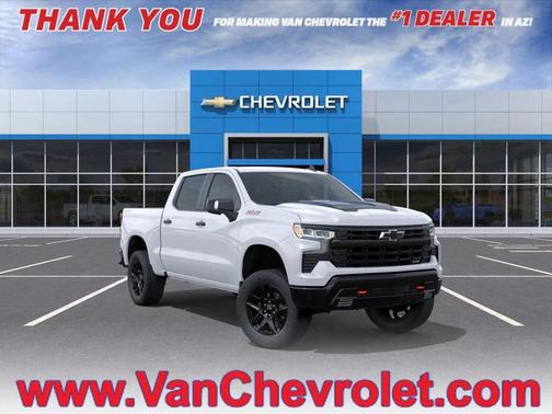 Summit White 2026 Chevrolet Silverado 1500 LT Trail Boss