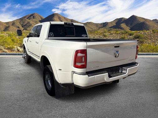 Pearl White 2021 RAM 3500 Limited Mega Cab 4x4 6'4' Box