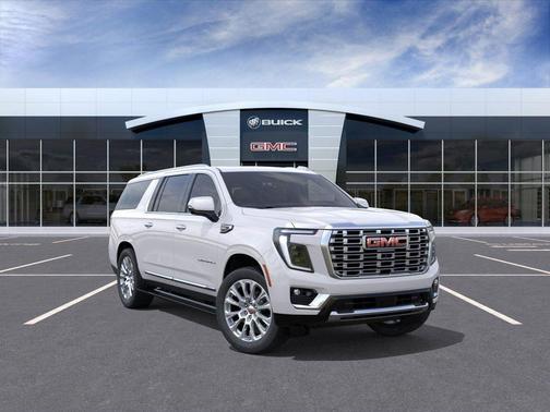 White Frost Tricoat 2025 GMC Yukon XL Denali