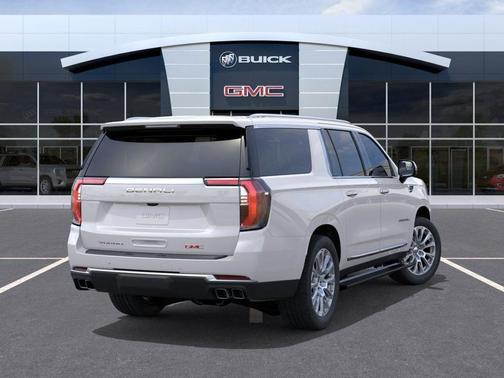 White Frost Tricoat 2025 GMC Yukon XL Denali