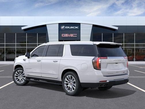 White Frost Tricoat 2025 GMC Yukon XL Denali