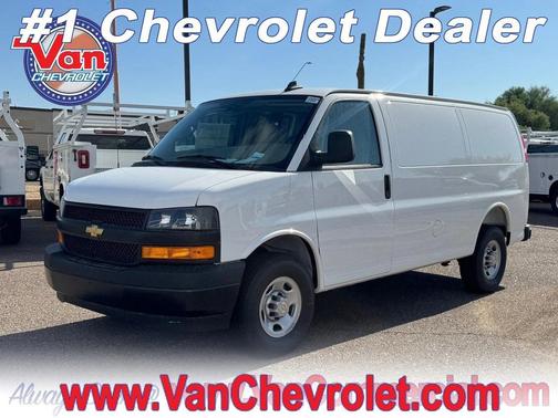 Summit White 2025 Chevrolet Express 2500 RWD 2500 Regular Wheelbase WT Cargo Van