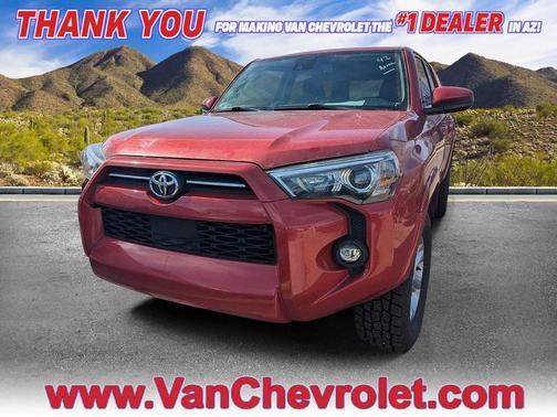 Barcelona Red Metallic 2022 Toyota 4Runner SR5