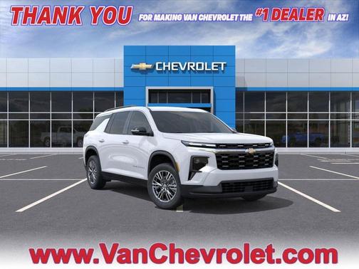 Summit White 2026 Chevrolet Traverse LT