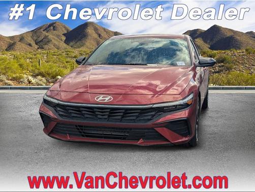 Ultimate Red 2025 Hyundai ELANTRA Sport Sedan