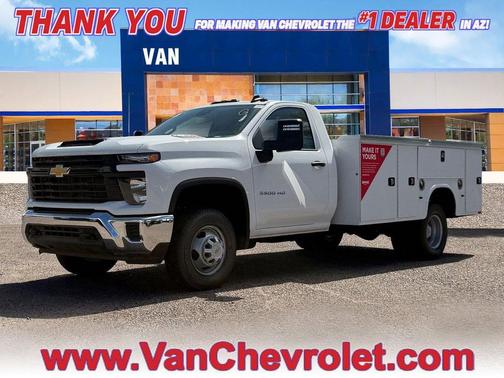 Summit White 2025 Chevrolet Silverado 3500 WT