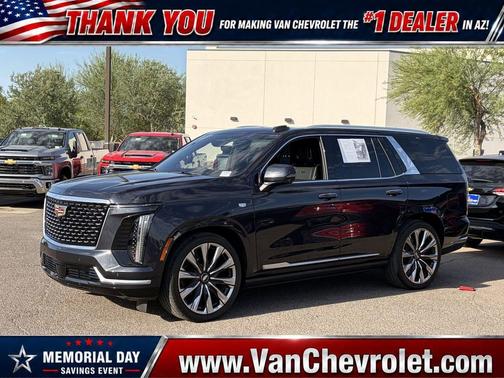 Galactic Gray Metallic 2025 Cadillac Escalade Premium Luxury