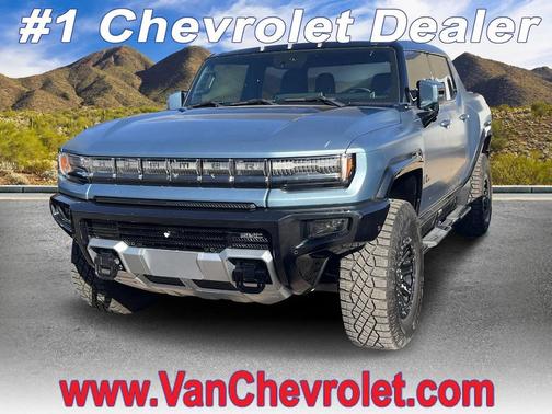 Neptune Blue Matte 2024 GMC HUMMER EV Pickup 3X Truck