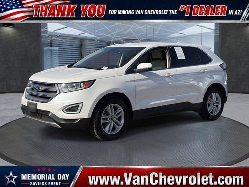 White 2018 Ford Edge SEL