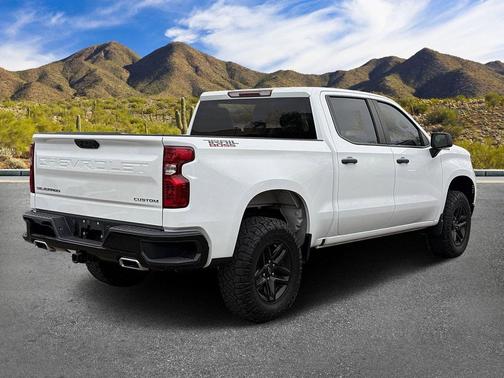 Summit White 2023 Chevrolet Silverado 1500 Custom Trail Boss