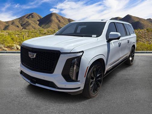 Vibrant White Tricoat 2026 Cadillac Escalade ESV Sport