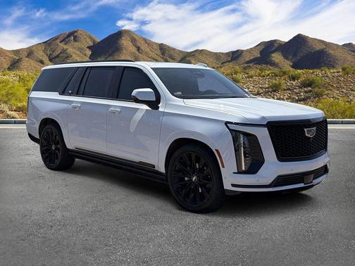 Vibrant White Tricoat 2026 Cadillac Escalade ESV Sport